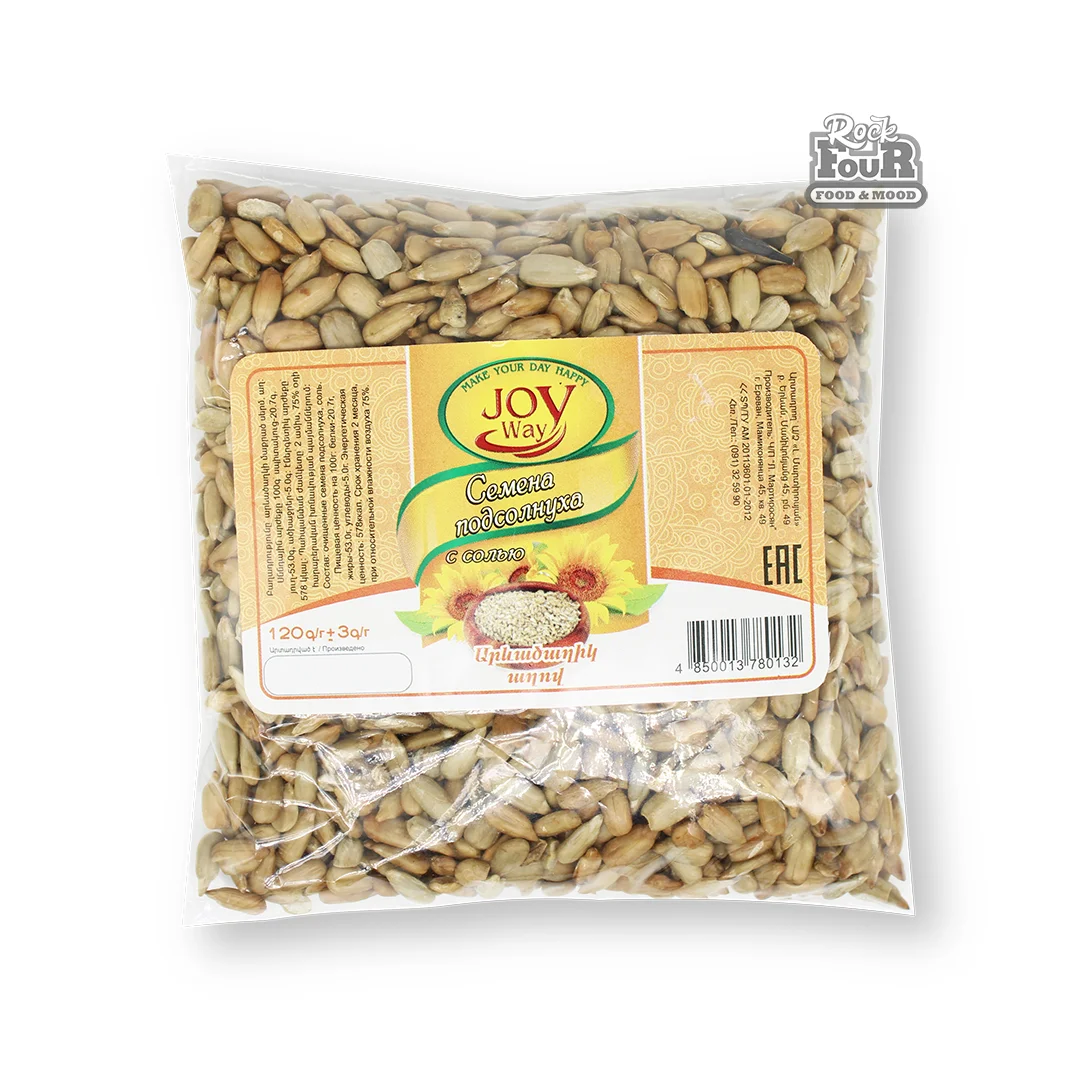 Sunflower seeds "Joy Way" peeled, salted 120g